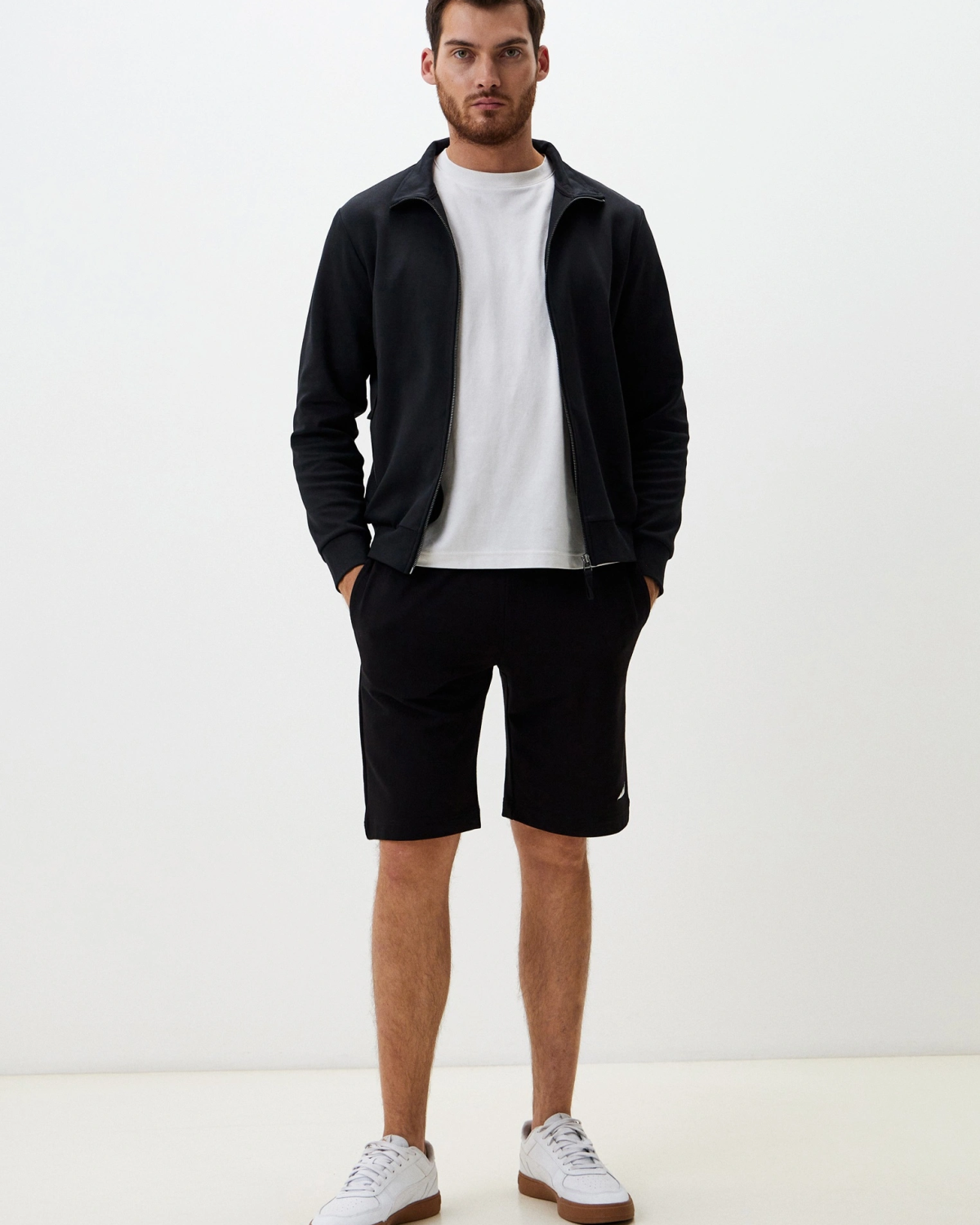 Шорты Regular Classic Nikasport, M5CL91-BLK, цвет черный