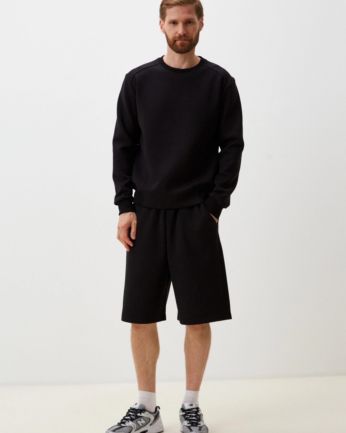 Шорты Oversize Pure Nikasport, M5CL92-BLK, цвет черный