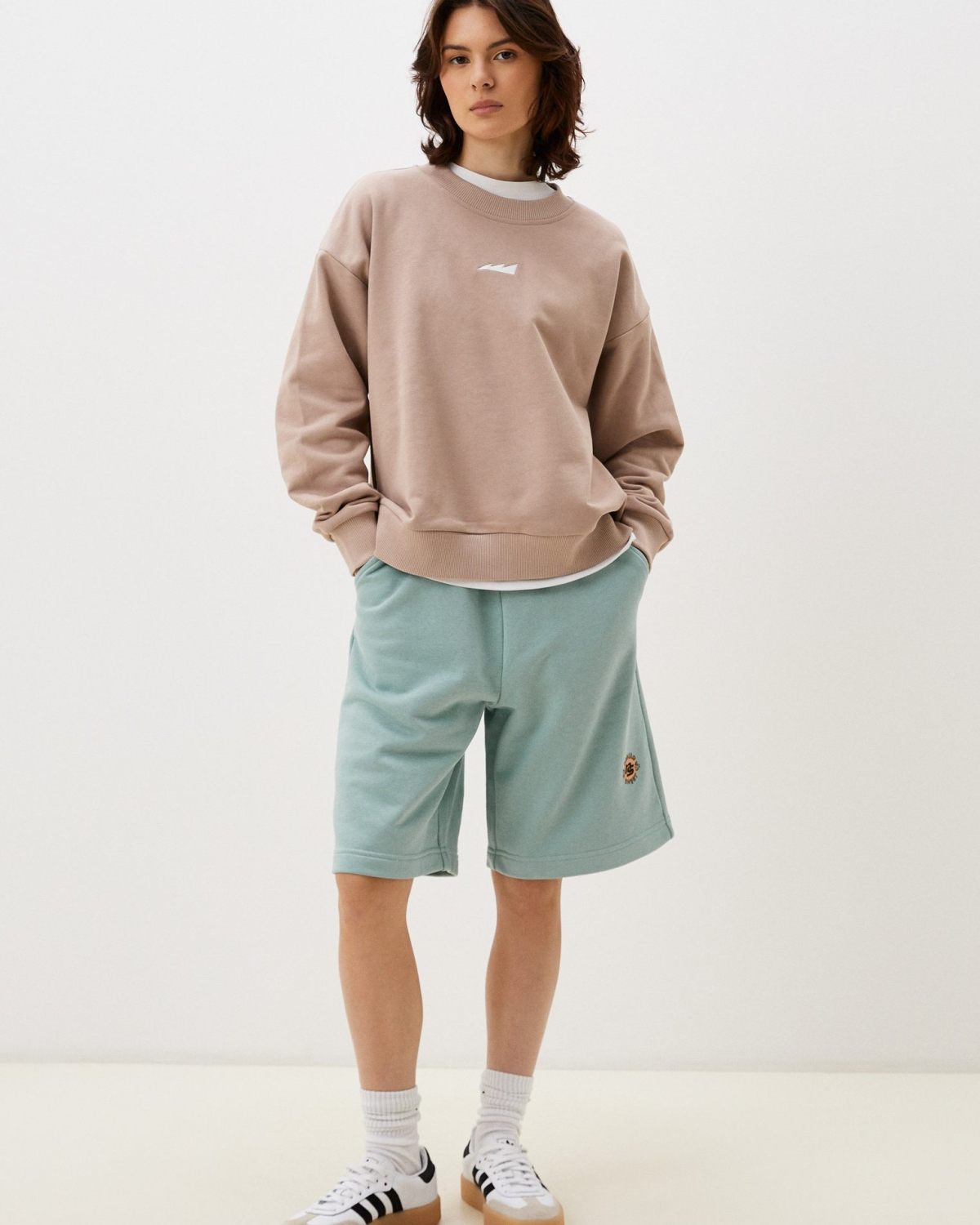 Шорты Oversize Sweet nature Nikasport, W4SN92-MNT, цвет мятный