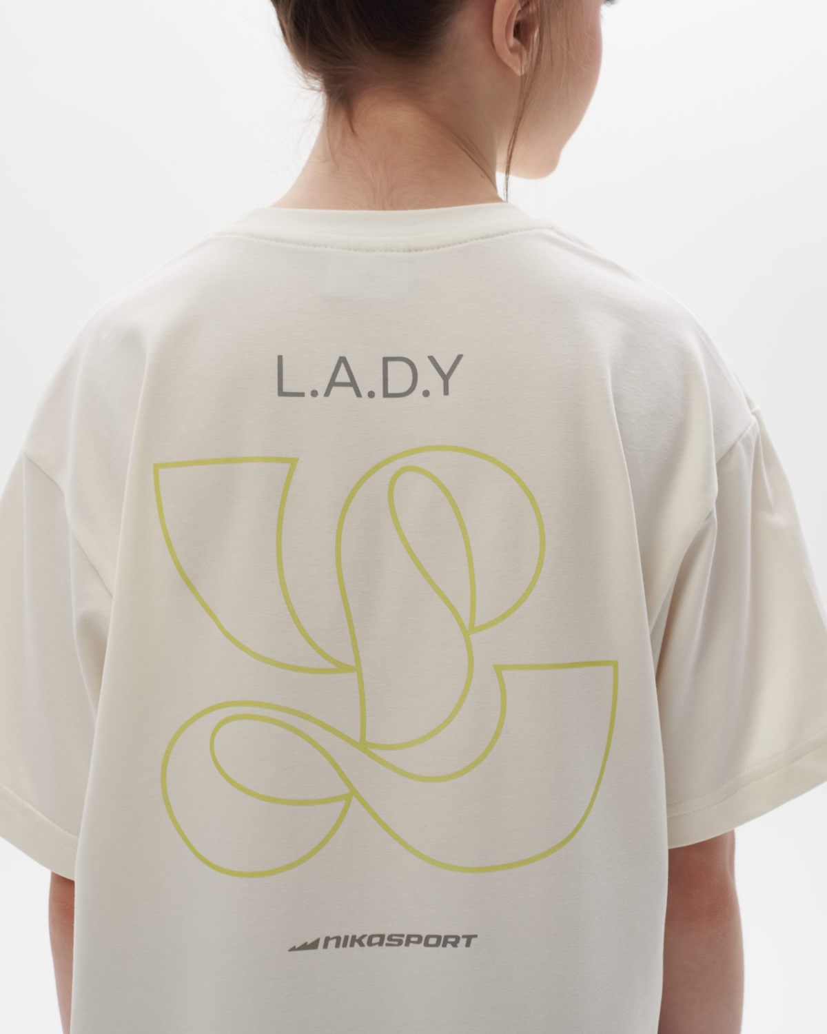 Футболка Oversize L.A.D.Y Nikasport, LADY112-G112-ECR, цвет экрю