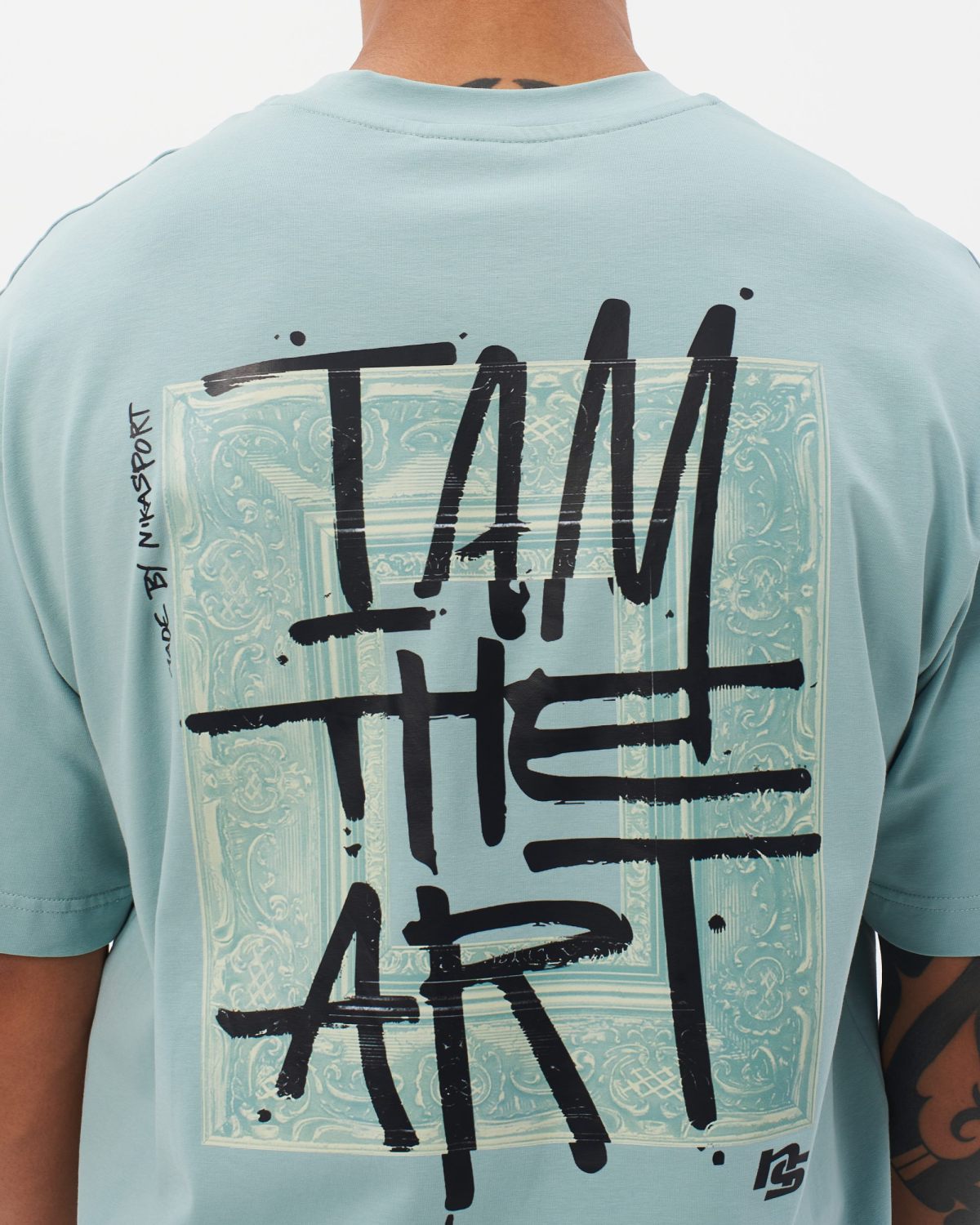 Футболка Oversize I’m the art Nikasport, M4ITA43-MNT, цвет мятный