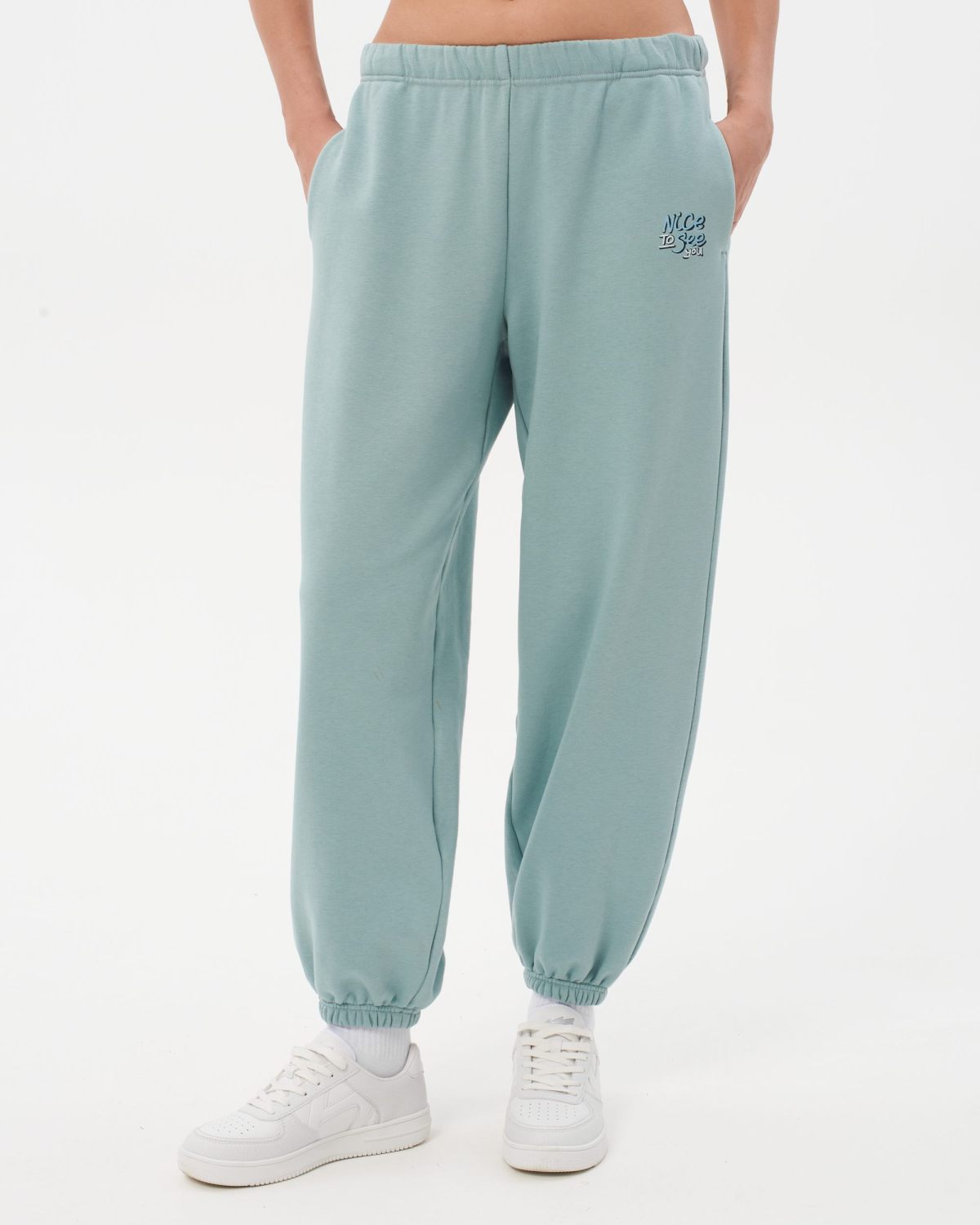 Брюки джоггеры Sweet nature Nikasport, W4SN83-MNT, цвет мятный