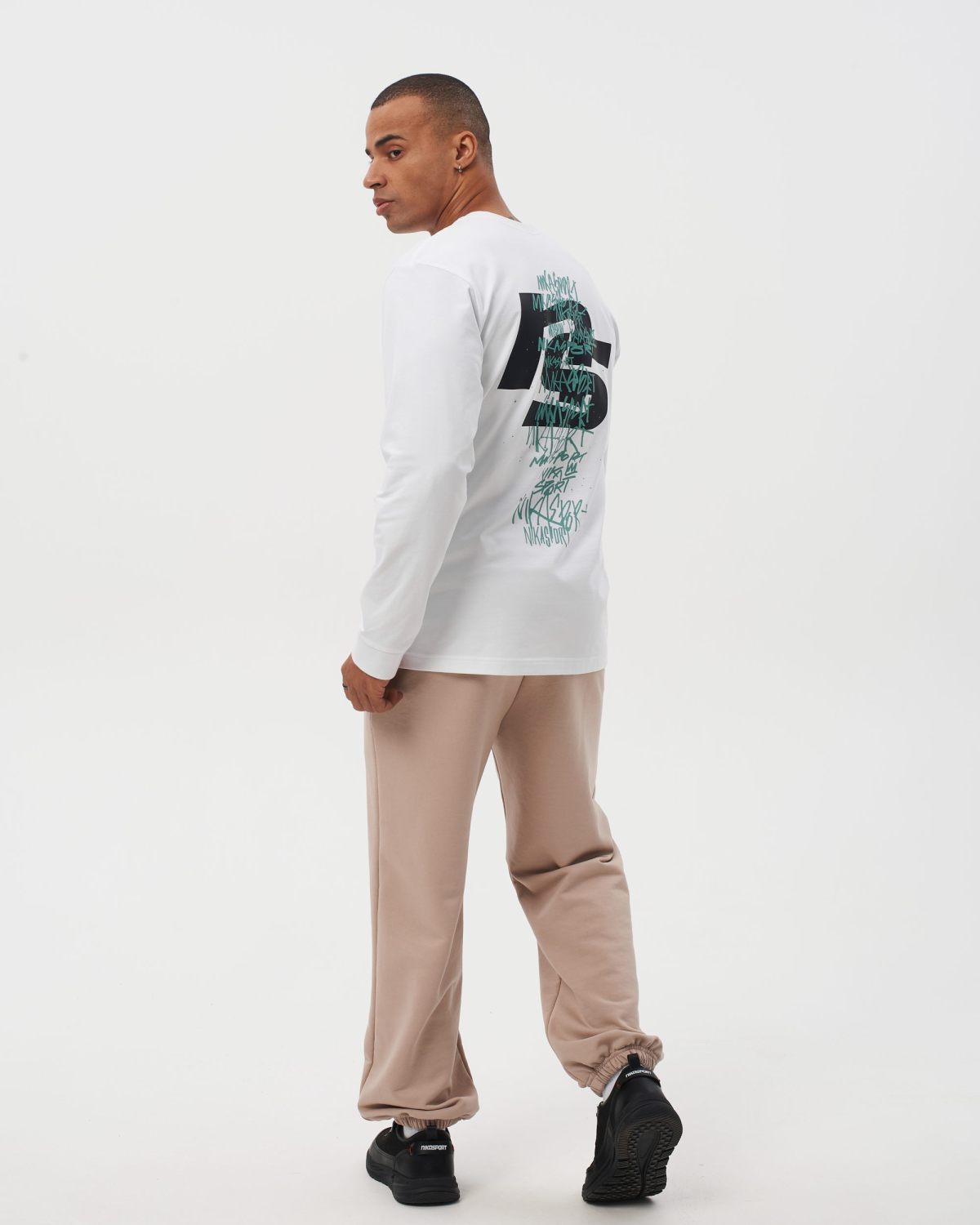 Лонгслив I’m the art Nikasport, M4ITA44-WHT, цвет белый