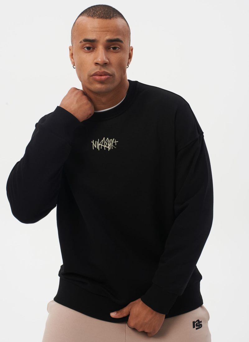 Свитшот I’m the art Nikasport, M4ITA33-BLK, цвет черный