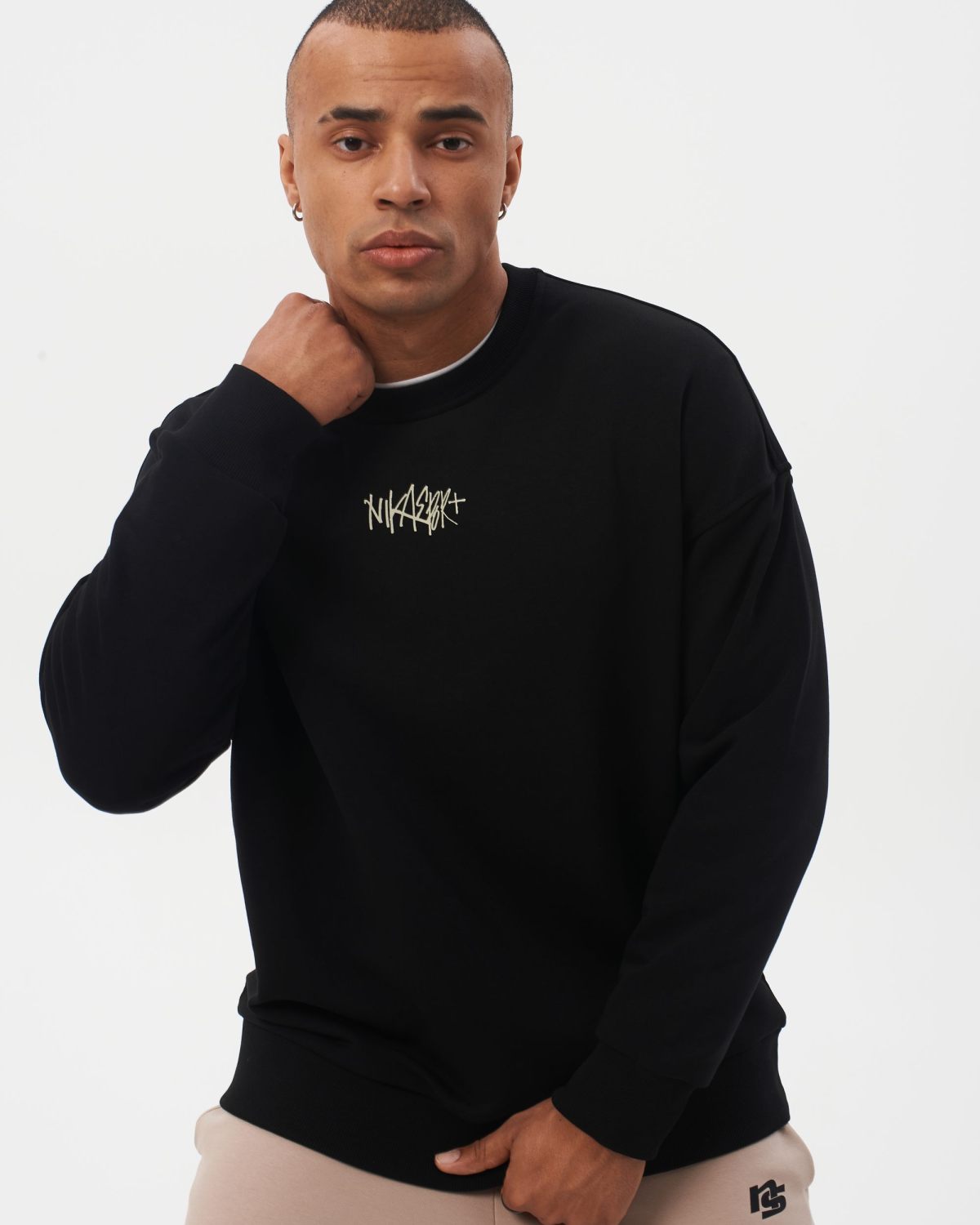 Свитшот I’m the art Nikasport, M4ITA33-BLK, цвет черный