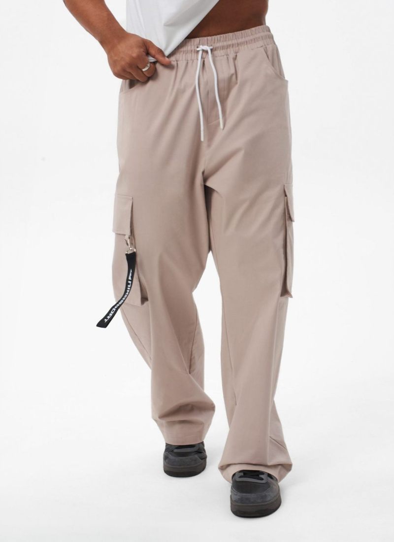 Брюки карго I’m the art Nikasport, M4ITA89-LGT/BGE, цвет светло-бежевый