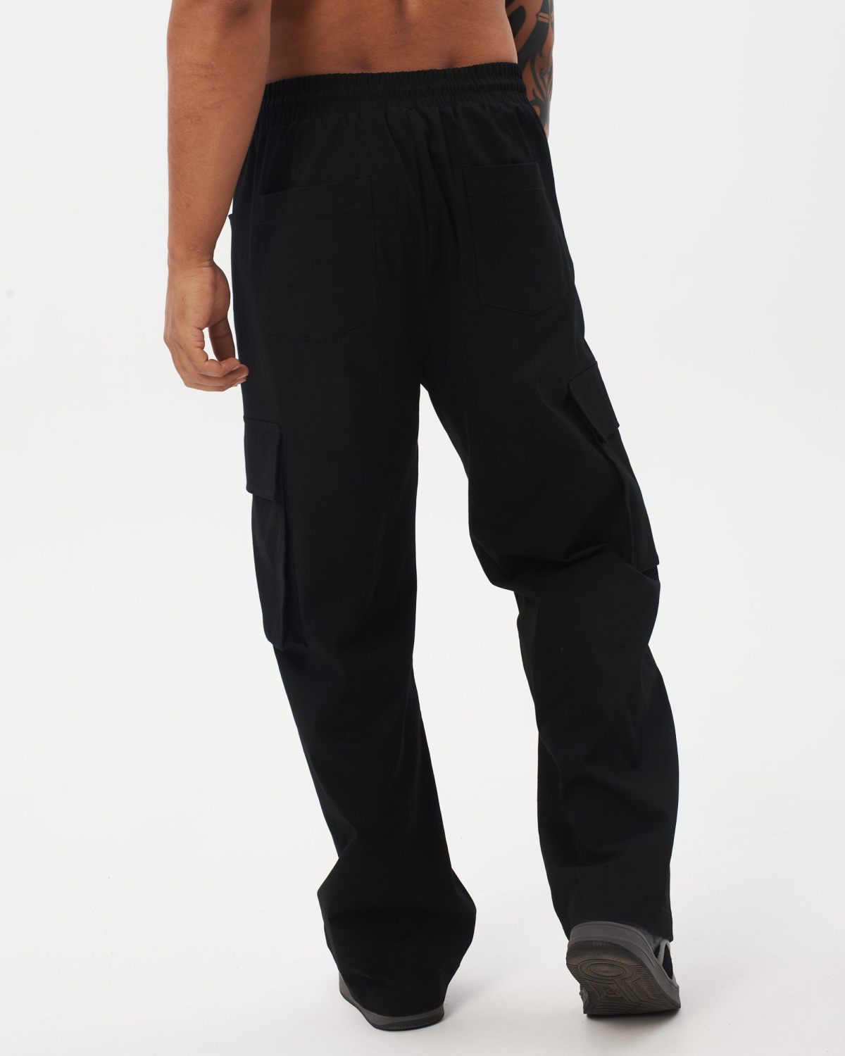 Брюки карго I’m the art Nikasport, M4ITA89-BLK, цвет черный