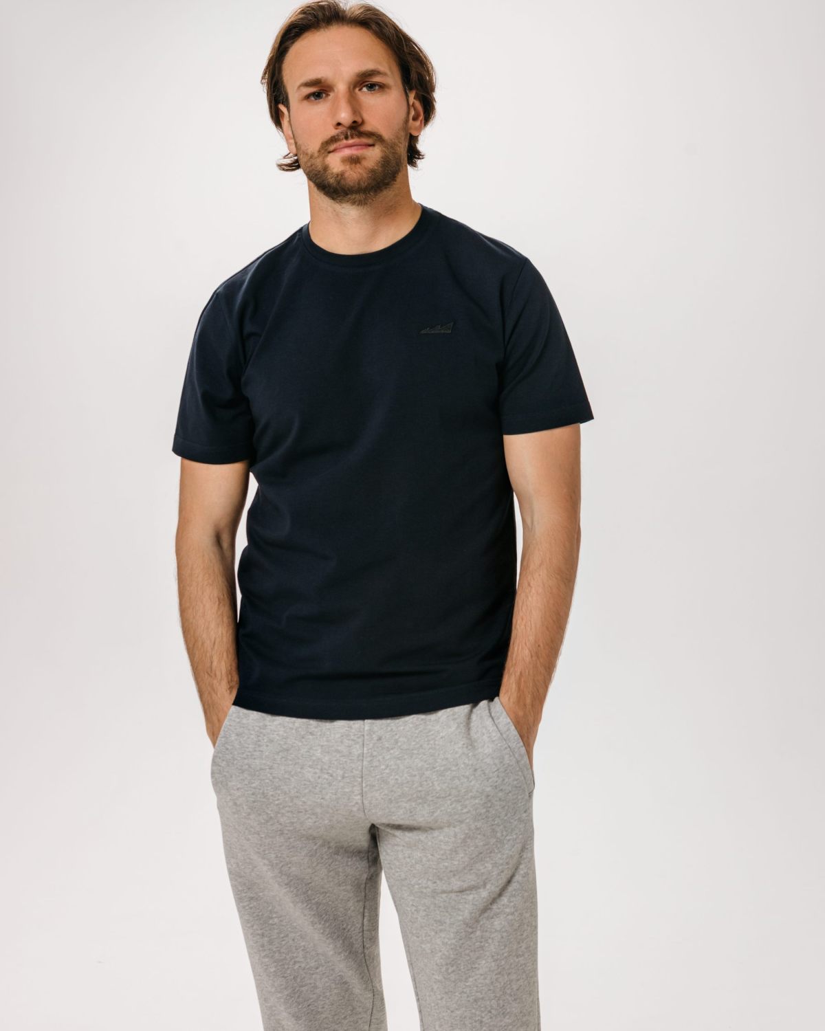 Футболка Regular Сlassic Nikasport, CL11-M11-DRK/BLU, цвет темно-синий