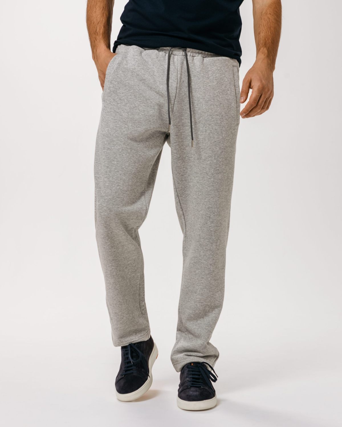 Брюки прямые Classic Nikasport, CL54-M99-GRY/MLG, цвет серый меланж