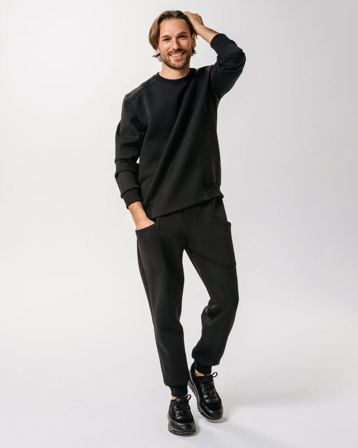 Свитшот Pure Nikasport, CL24-M22-BLK, цвет черный