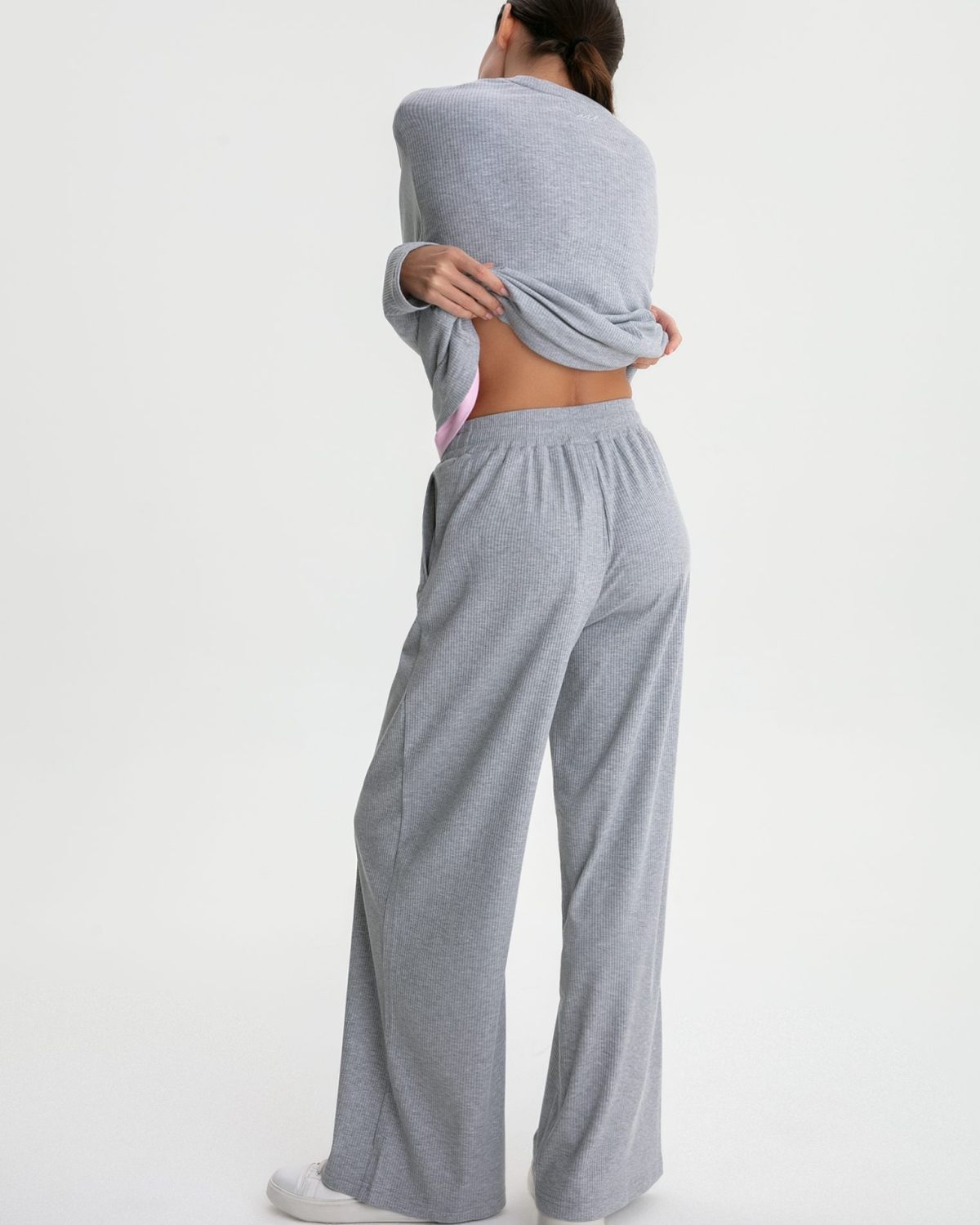 Брюки широкие Softwear Nikasport, W4SFW84-GRY/MLG, цвет серый меланж