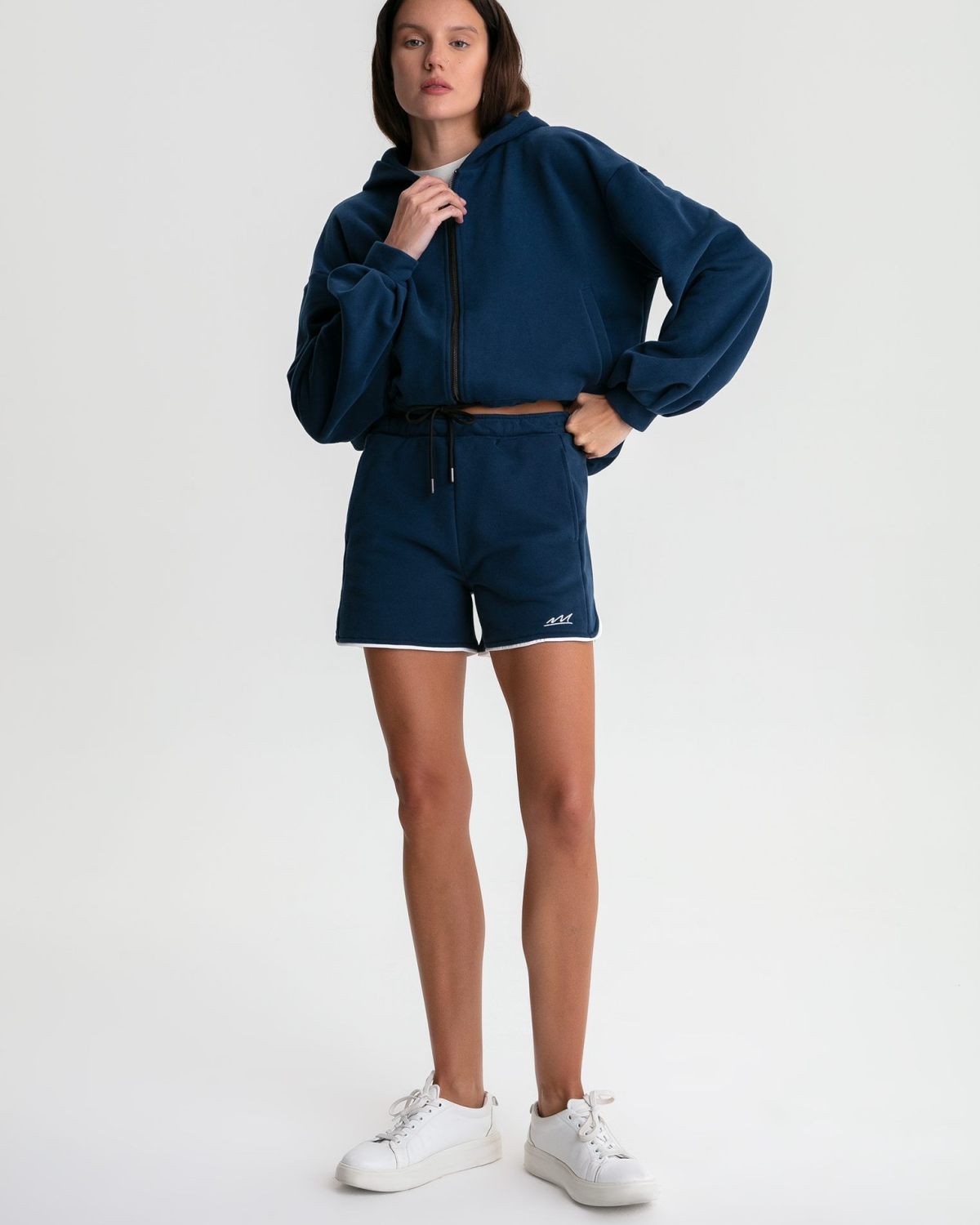 Укороченные шорты Villains Academy Nikasport, W3VA95-BLU, цвет синий