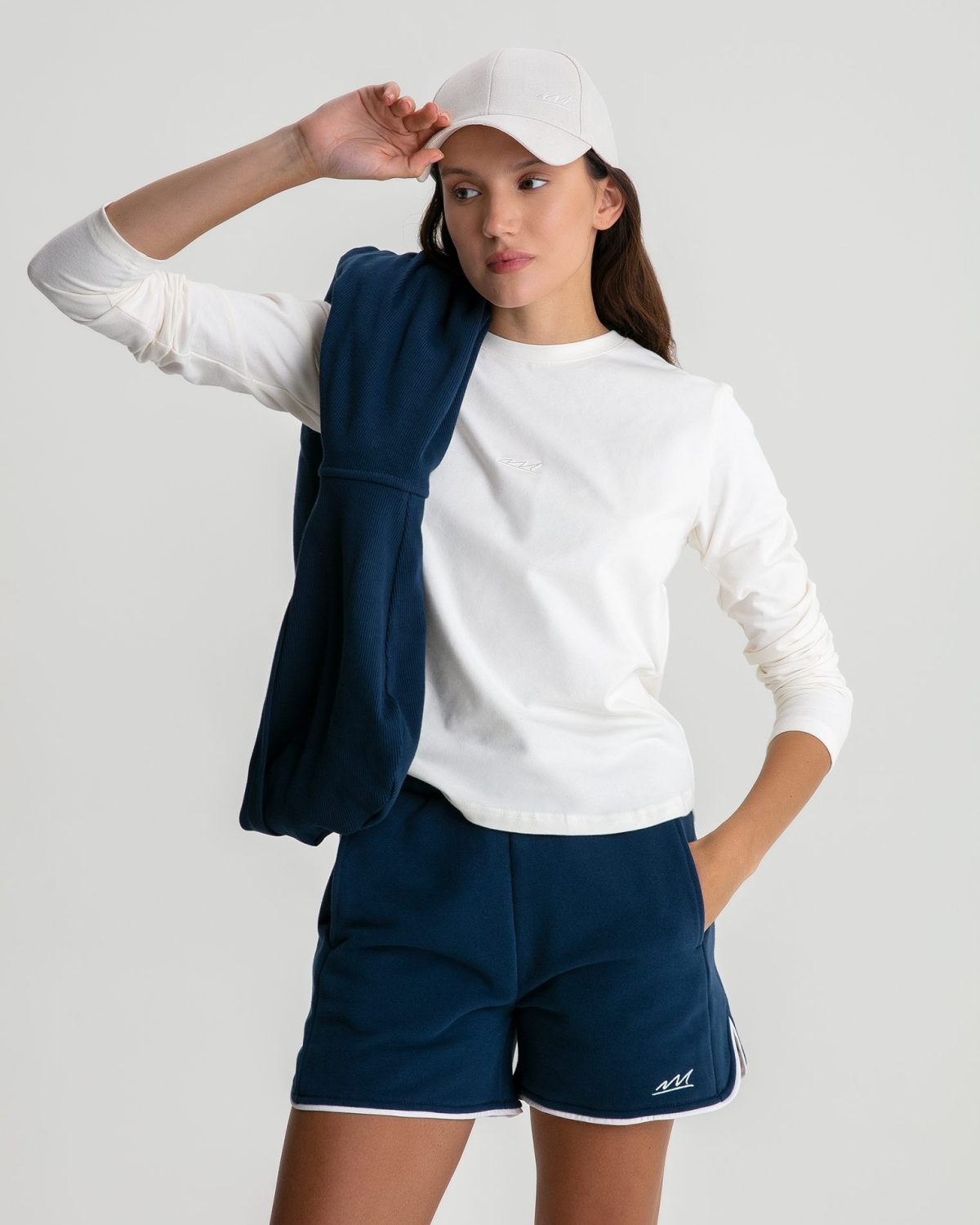 Укороченные шорты Villains Academy Nikasport, W3VA95-BLU, цвет синий