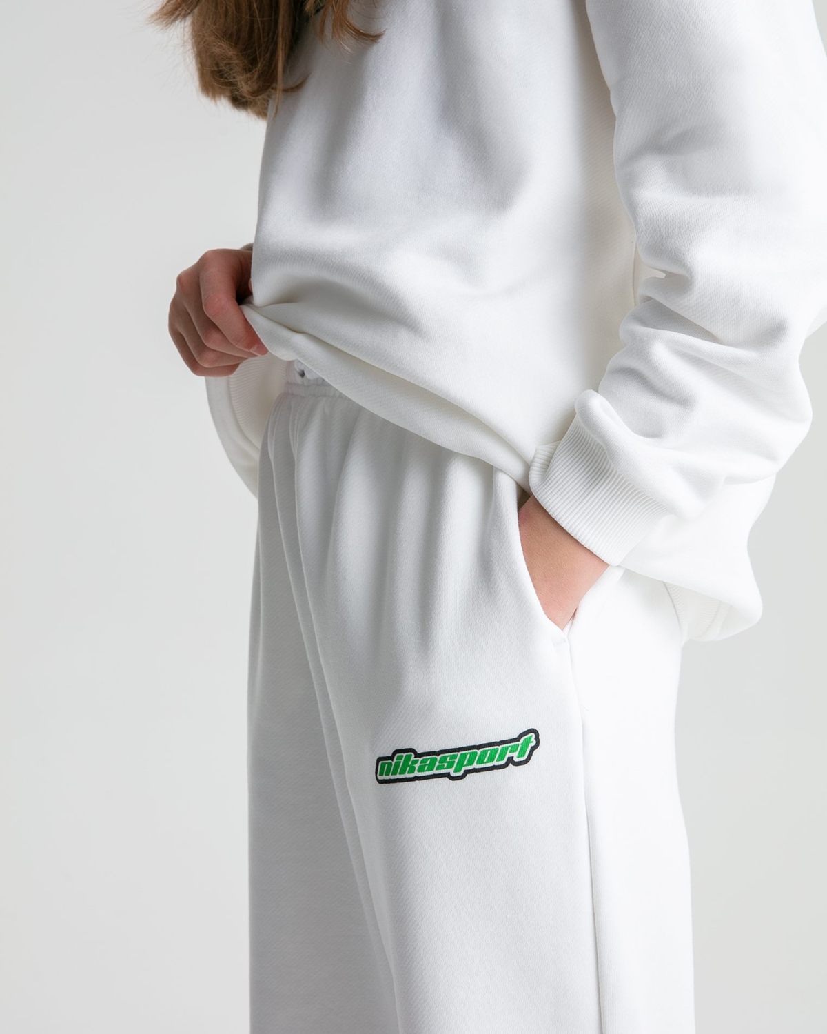 Детские брюки джоггеры Legendary Drop Nikasport, U7LD83-ECR, цвет экрю