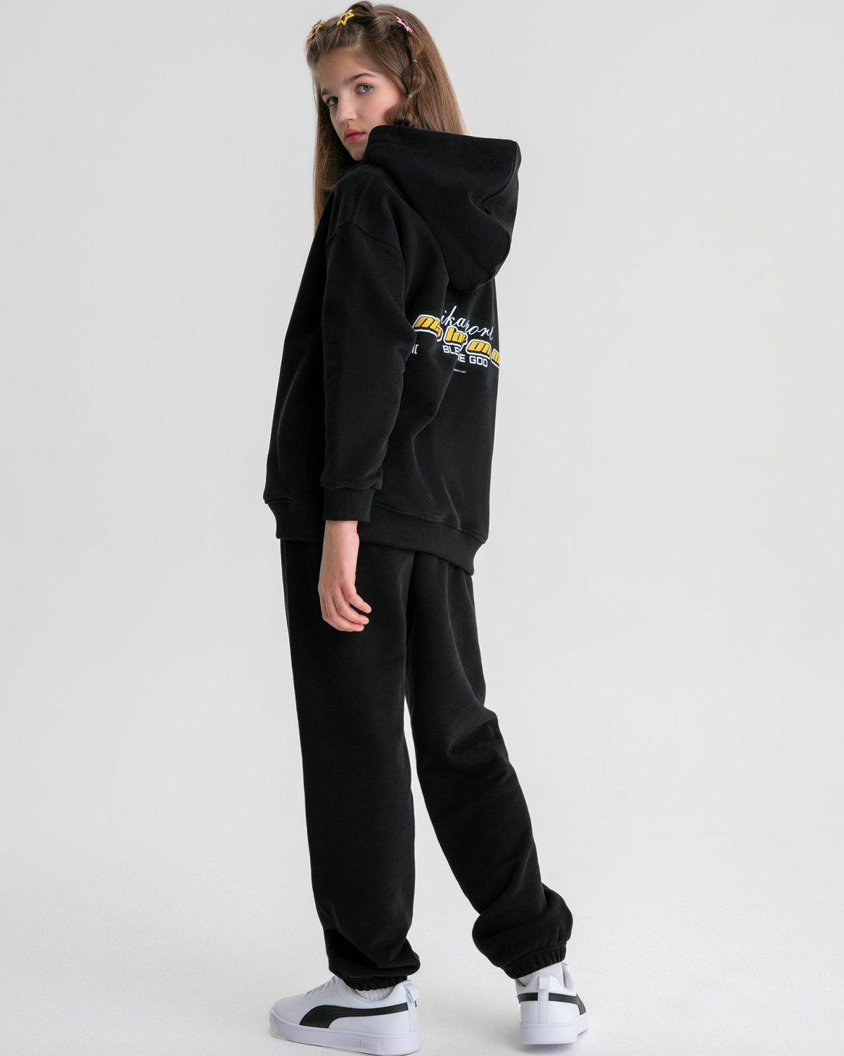 Детские брюки джоггеры Legendary Drop Nikasport, U7LD83-BLK, цвет черный