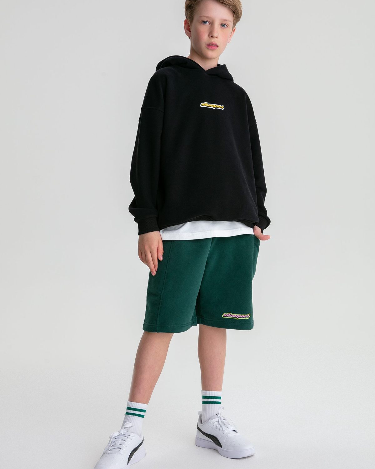 Детский худи Legendary Drop Nikasport, U7LD36-BLK, цвет черный