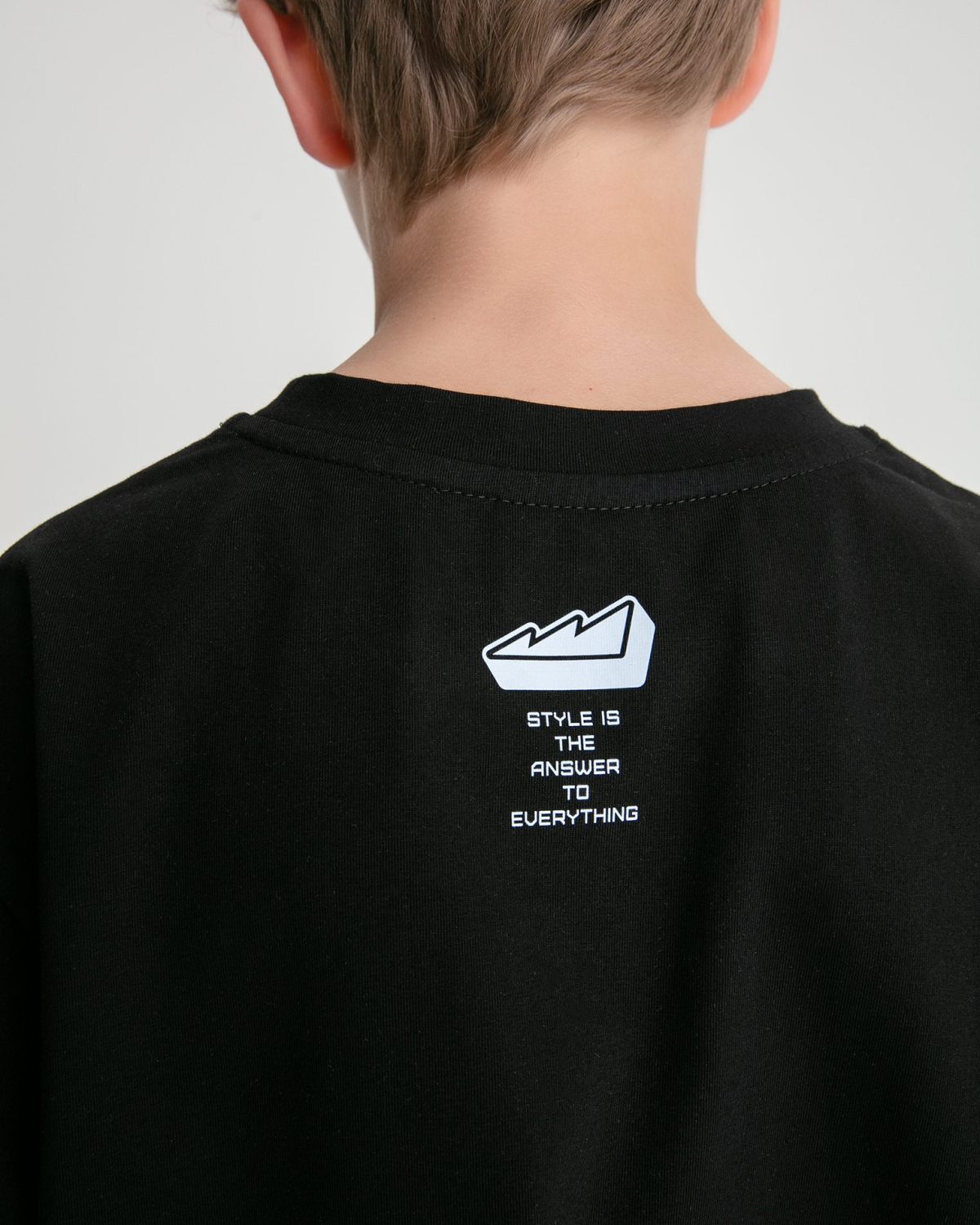 Детская футболка Oversize Legendary Drop Nikasport, U7LD43-BLK, цвет черный