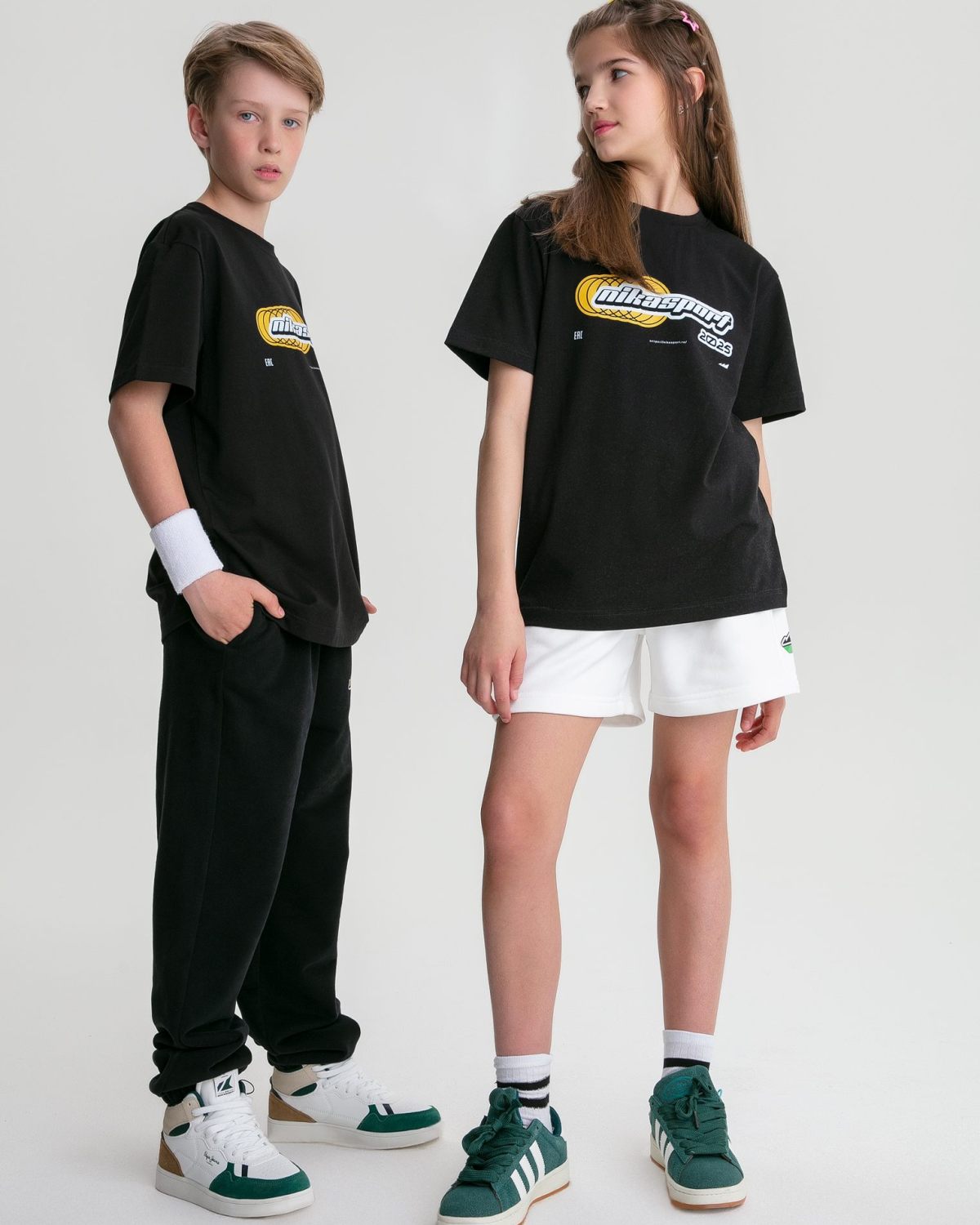 Детская футболка Oversize Legendary Drop Nikasport, U7LD43-BLK, цвет черный