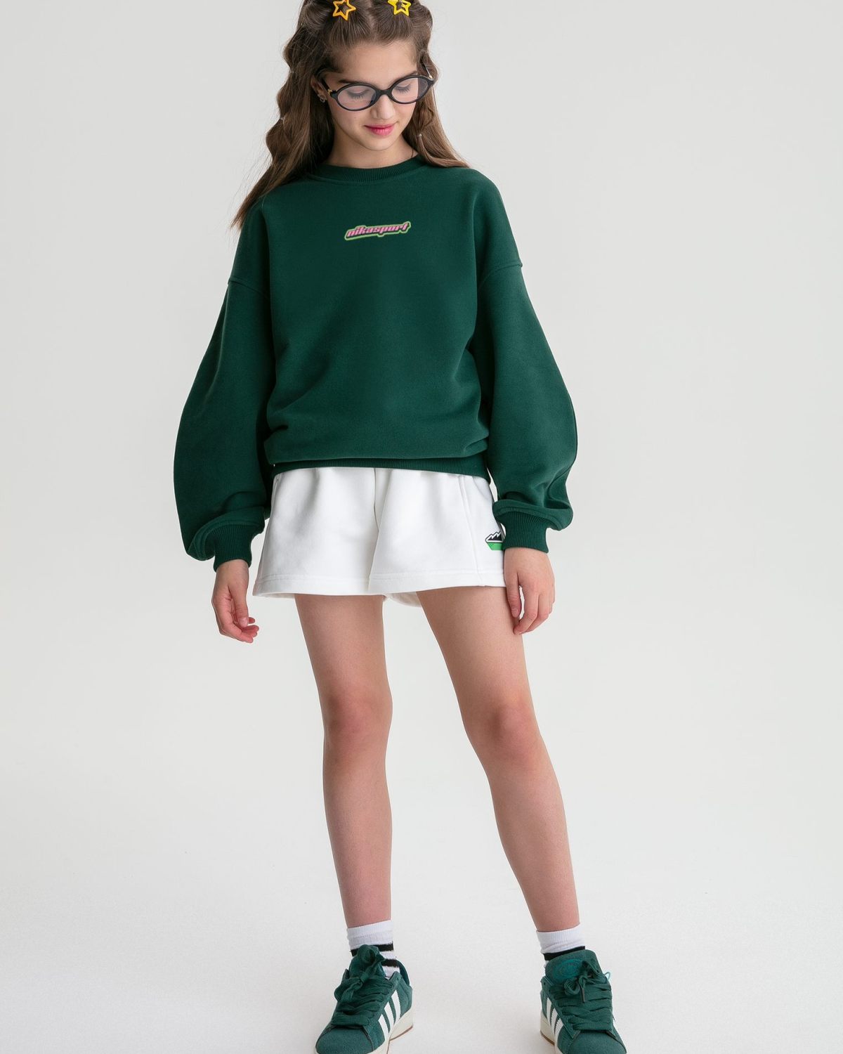 Свитшот Legendary Drop Nikasport, U7LD33-DRK/GRN, цвет зеленый