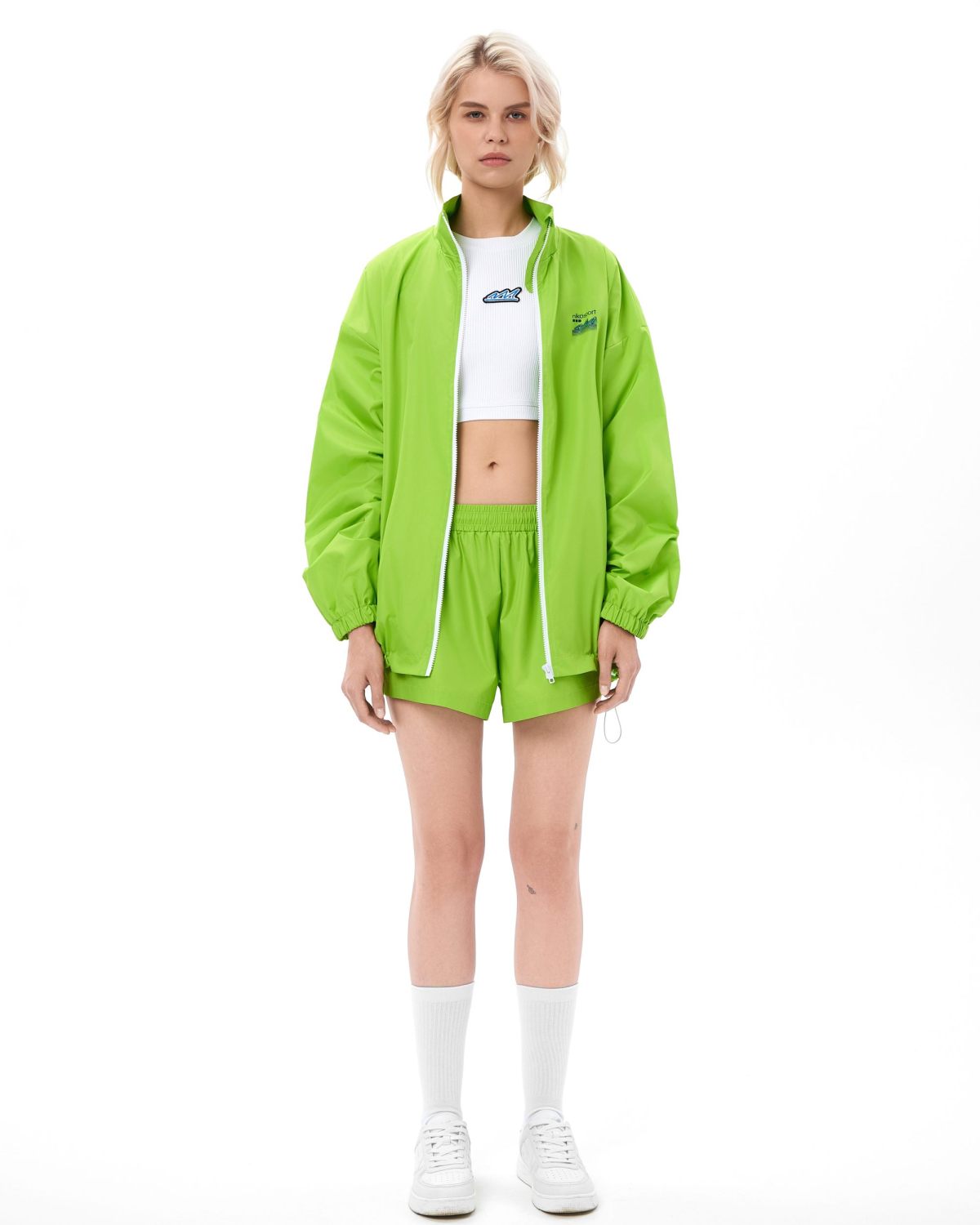 Укороченные шорты Salat Nikasport, W2ST95-LIM, цвет лайм