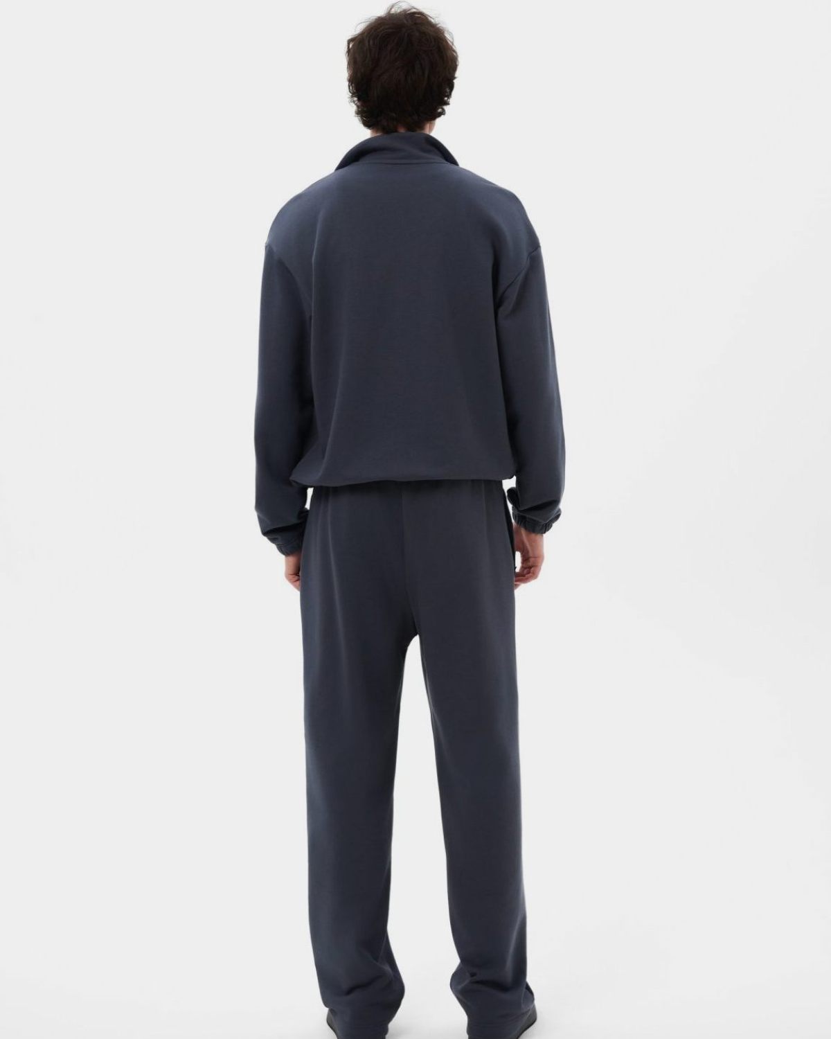 Джемпер с воротником стойкой на молнии Indigo Nikasport, M3IND32-GPH, цвет графит