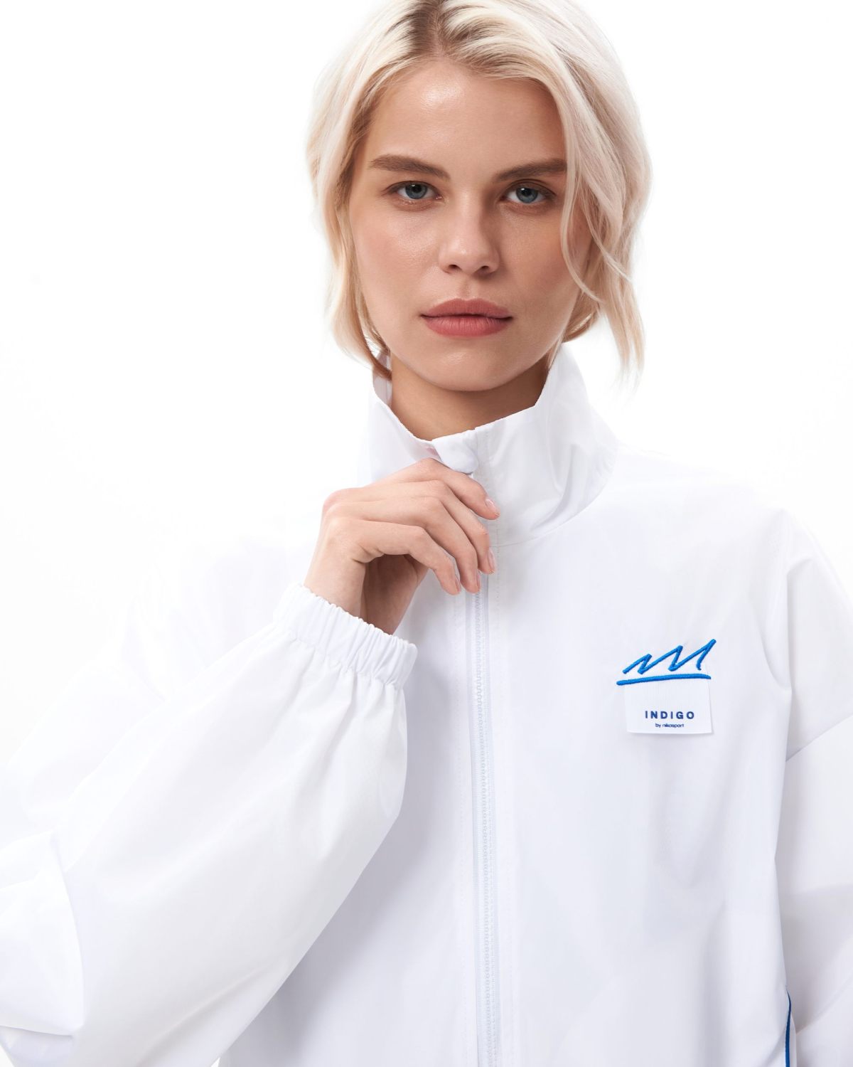 Ветровка Indigo Nikasport, W3IND11-WHT, цвет белый