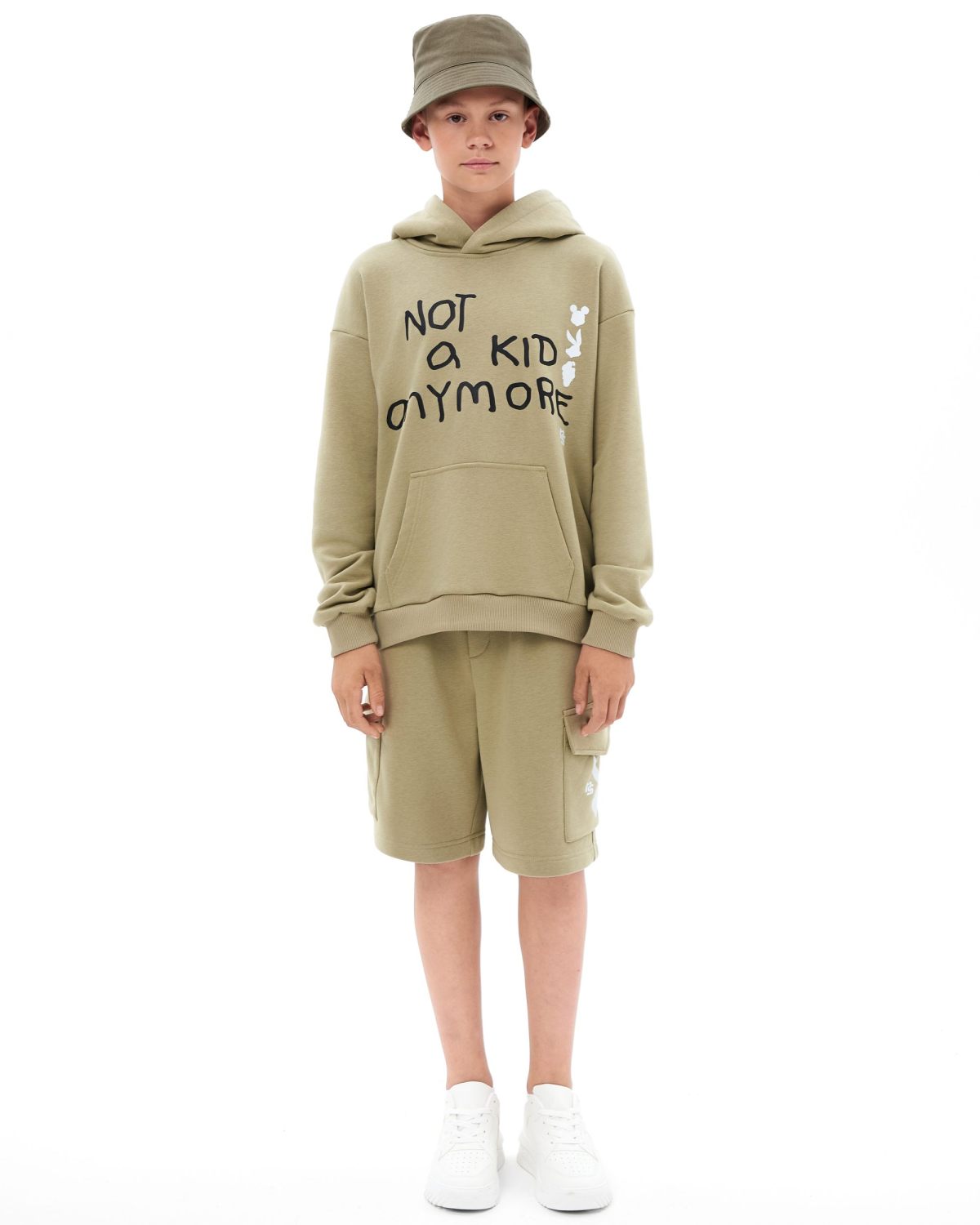 Худи Naka Nikasport, B7NK36-OLV, цвет оливковый