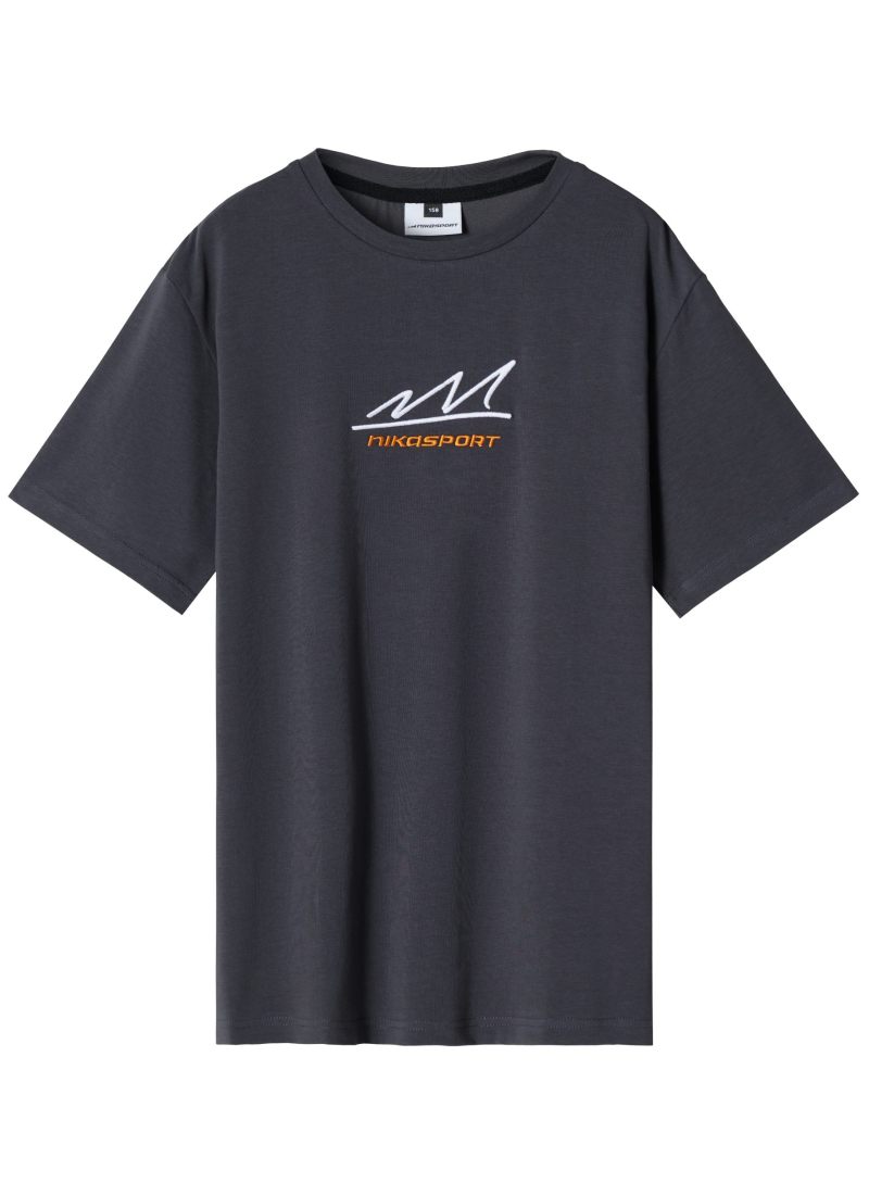 Футболка Oversize Smart Boys Gang Nikasport, SBG12-B-GPH, цвет графит