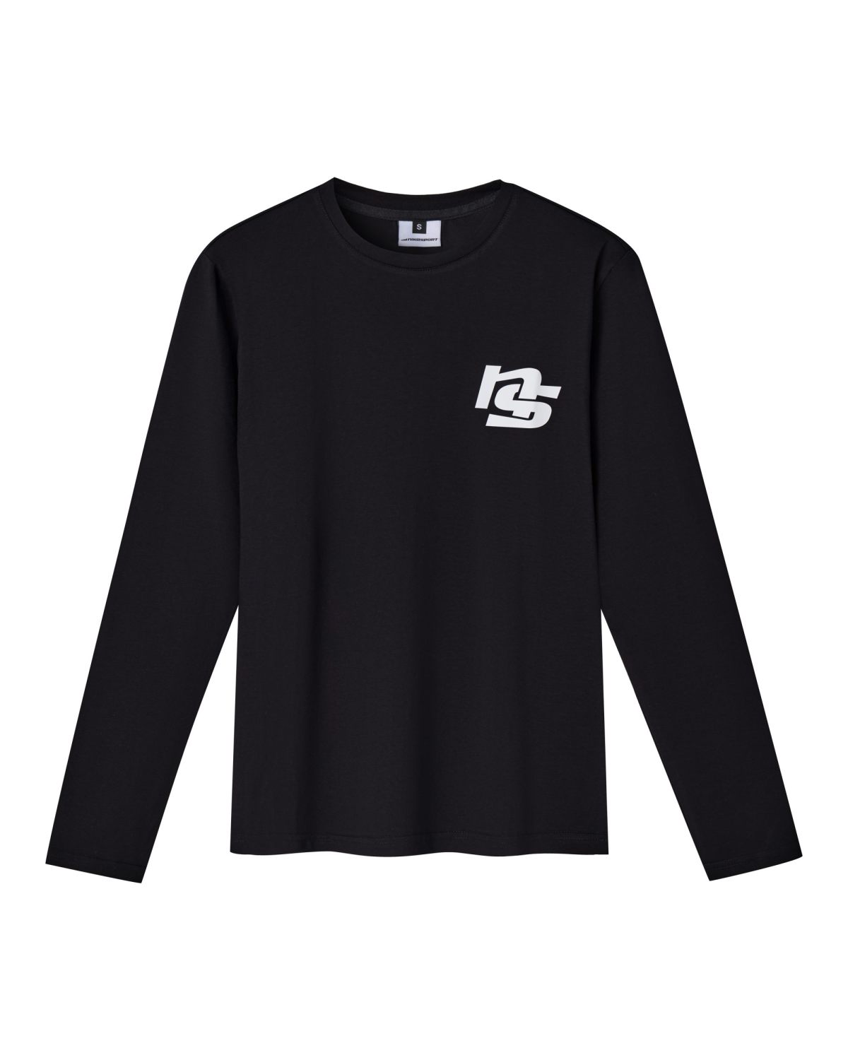 Лонгслив Black&White Nikasport, BW16-M22-BLK, цвет черный